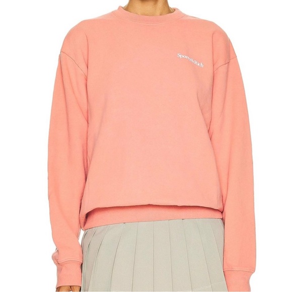 Sporty & Rich Crewneck Sweatshirt XS - Picture 3 of 7